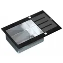 Мойка кухонная Zorg Inox Glass GL-7851-BLACK