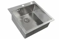 Врезная кухонная мойка 51 см ZorG Sanitary INOX RX-5151 матовая сталь